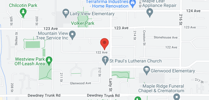 map of 21207 122 AVENUE
